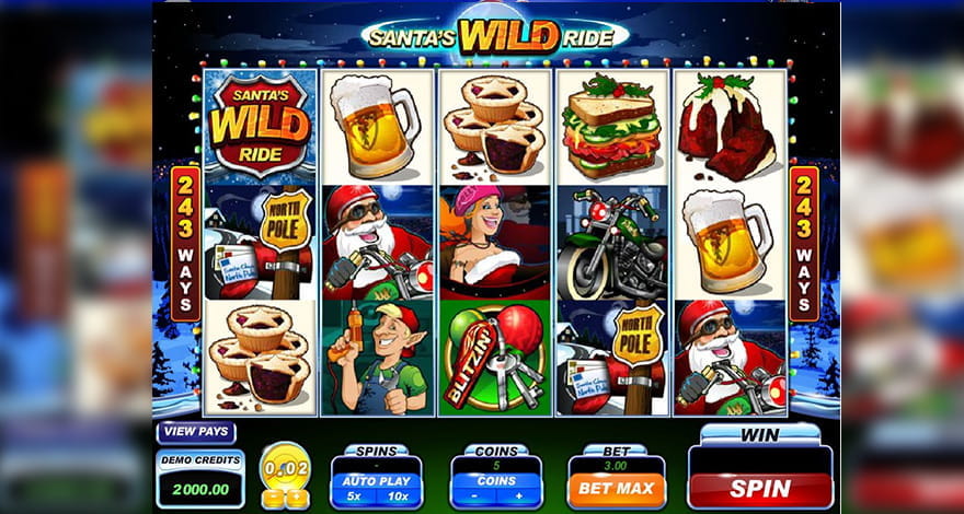 Santa Claus Slots Santa's Wild Ride