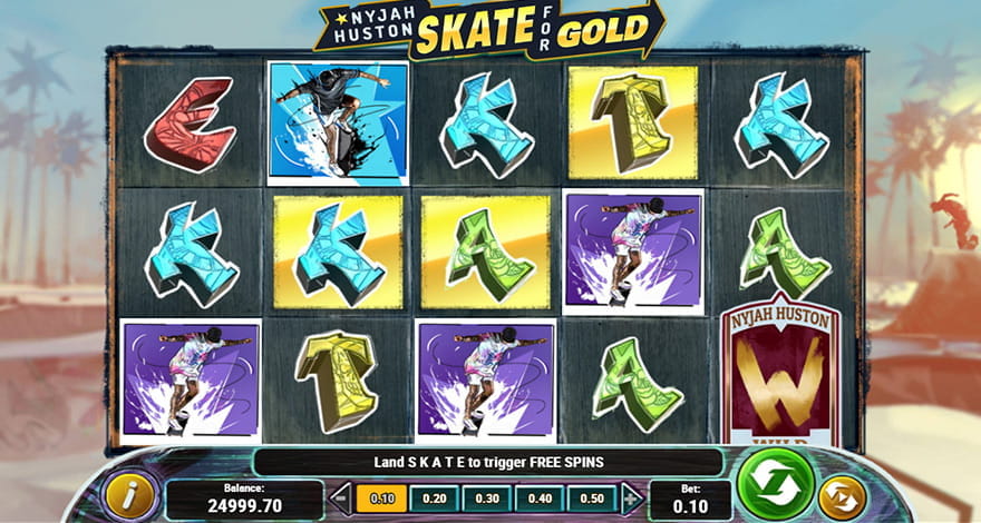 Nyjah Huston: Skate for Gold Gameplay