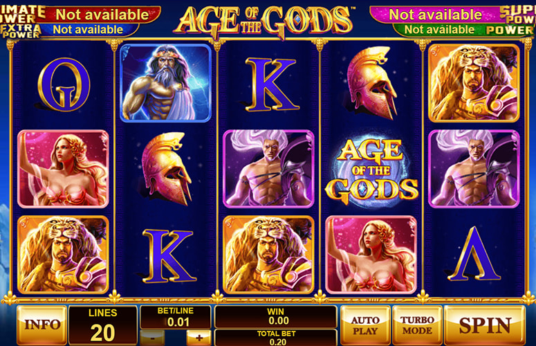 Age of the Gods by Playtech
