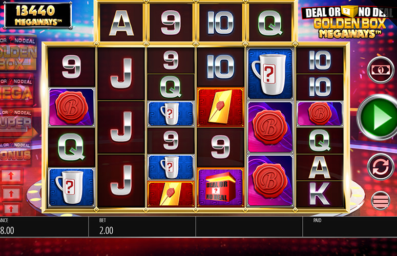 Deal or No Deal Golden Box Megaways by Blueprint Gaming