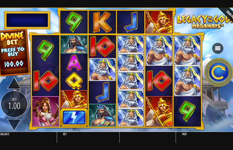 Legacy of the Gods Megaways by Blueprint Gaming
