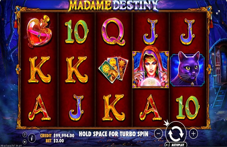 Madame Destiny Slot by Pragmatic Play with Its Fortune Teller Theme