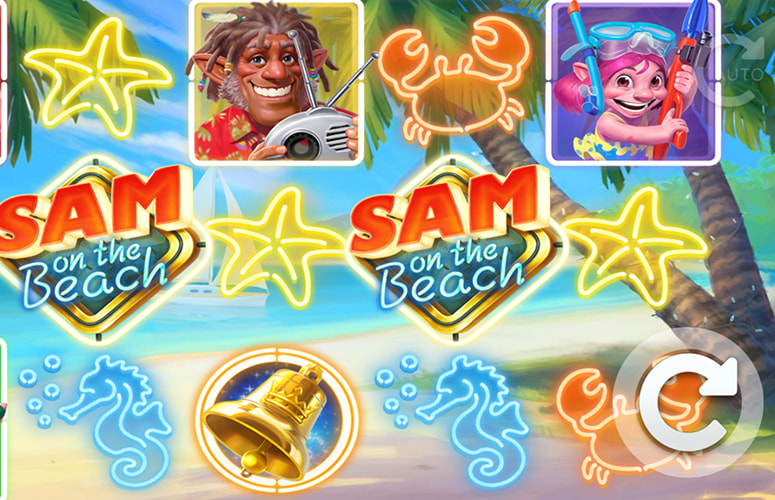 Sam on the Beach by ELK Studios