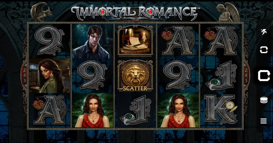 Immortal Romance by Games Global Base Game on the Reels