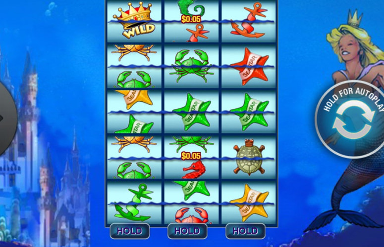 In-Game View of Ocean Princess by Playtech, a 99% RTP Slot
