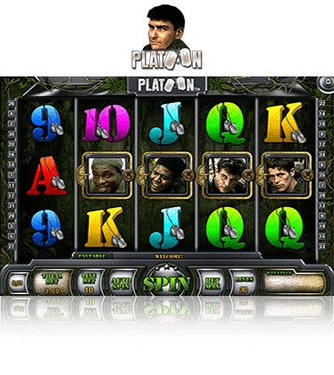 In-game view of Platoon online slot