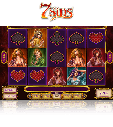 In-game view of 7 Sins slot