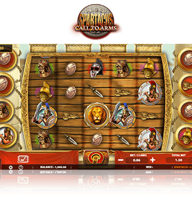 Spartacus Call to Arms slot Game