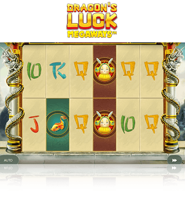 Alt text: Dragon's Luck Megaways Game