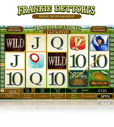 Frankie Dettori's Magic Seven Jackpot game