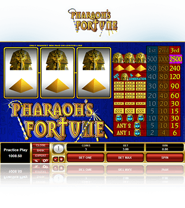 Pharaoh fortune slot machines