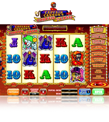 Captain Cannon's Circus of Cash Game