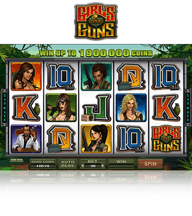 Girls with Guns Jungle Heat > Play for Free + Real Money ...