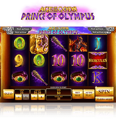 Age of the Gods Prince of Olympus Game