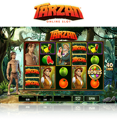 play the free tarzan casino game online